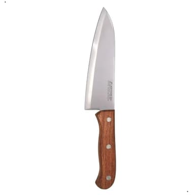 Chef Knife 6 Inch - MATTSTONE HILL Cook's Knife, Kitchen Knife, High Carbon Stainless Steel, Wood Handle