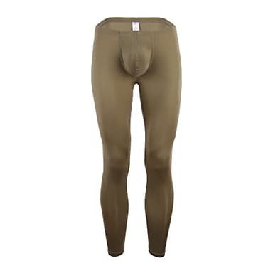 cloudmall Men Sexy Legging Running Tights Yoga Pants Swim Bottom UV Sun Protection Green L