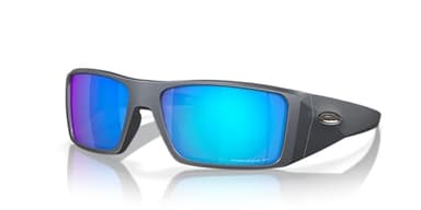 Oakley OO9231 Heliostat Sunglasses, Blue Steel/Prizm Sapphire Polarized, 61 mm