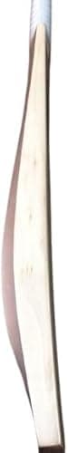 English Willow Cricket Bat Grade 1st Big Edge +Free MRF Genius Emboss Sticker by Medieval Knights