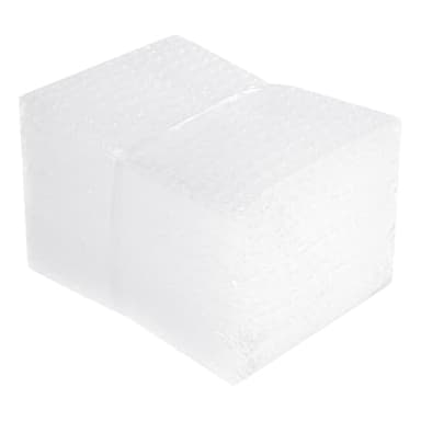 High-PQ Bubble Pouches Wrap, Clear Not Self-Seal Bubble Out Bags with Double Walled Cushioning, Ideal for Packing, Shipping, Storage, Moving (50PCS-6x8Inches)