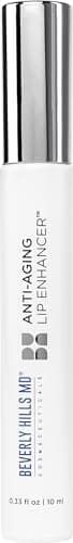 Beverly Hills MD Anti Aging Lip Enhancer- Plumping Formula for Fuller, Hydrated Lips - Visibly Volumize, Smooth Lips w/Collagen Supporting Agents- Hyaluronic Acid, Ceramides, Peptides- No Sting/Burn