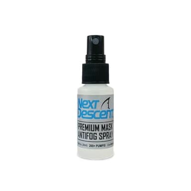 Next Descent Anti Fog Spray for Swimming Goggles & Diving Mask Defog Solution for Pool, Snorkeling, Scuba and Freediving
