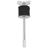 Totority Cymbal Stacker Holder for Drum Kit, 8mm Thread Attachment with Extension Arm, Compatible with Tama Cymbal Stands, Durable Black Finish, Ideal for Multi-Cymbal Setup