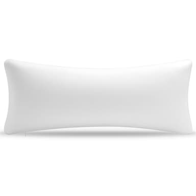 AM AEROMAX 12 × 32 Throw Pillow Memory Foam Pillow Insert - Rectangular Bolster for Decorative Cushion Bed Couch Sofa - Non-Deforming Over Time