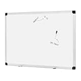 Amazon Basics Magnetic Dry Erase Whiteboard, 36 x 48-Inch, Aluminum Frame, Silver/White