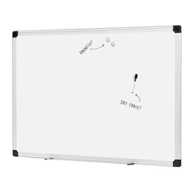 Amazon Basics Magnetic Whiteboard/Dry Erase Board, 36 x 48-inch, Aluminum Frame, Silver/White