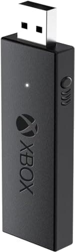 Muddlepaw Wireless Adapter for Xbox One Controller Works with PC, Laptops, Tablets, Windows 7 8 10, Compatible with Xbox One, One S, One X, Elite 1, Elite 2 Controller - Low Latency (Black)