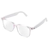 Tulbeys Smart Glasses for Women, Blue Light Filtering Lenses，Bluetooth 5.3, Audio & Mic, Intelligent Touch,Open-Ear Clear Sound, Remote Photography, Ultralight Comfortable Design for Reading Working.