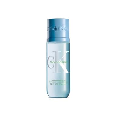 Calvin Klein CK Silky Coconut – Gourmand Unisex Hair & Body Perfume Mist – With Notes of Coconut Milk, Pineapple & Musk