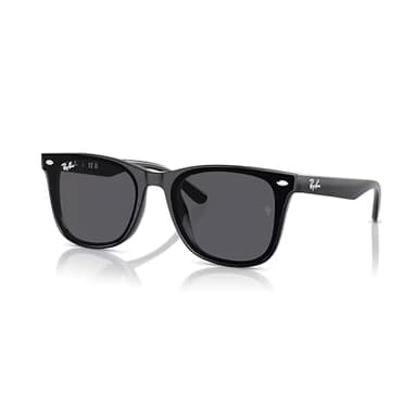 Ray-Ban RB4420 601/87 65MM Black/Dark Grey Square Sunglasses for Men for Women + Bundle with Accessory Eyewear Kit