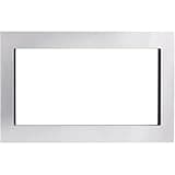 Pemberly Row 30 in. Built-in Stainless Steel Microwave Trim Kit in Silver
