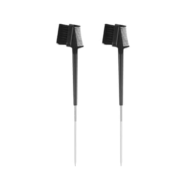 GlamorDove 3 in 1 hair Edge Brush UV Lamp Hair Extension Brush Smooth Brush Comb Grooming Double Sided Tail Edge Brush Eyebrow Brush Comb Eyelash Makeup Brush