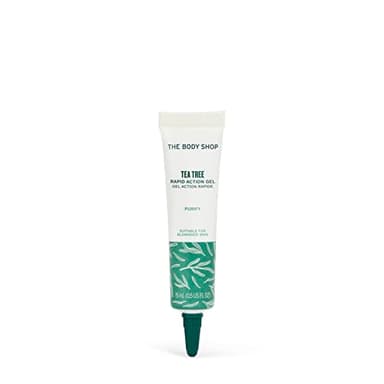 The Body Shop Tea Tree Rapid Action Gel, for Oily, Blemished Skin, Purifying, Vegan 0.5 Fl Oz