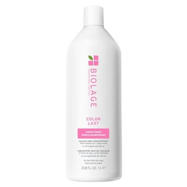 Biolage Color Last Conditioner | Color Safe Conditioner | Helps Maintain Depth & Shine | For Color-Treated Hair | Paraben & Silicone-Free | Vegan​| Cruelty Free | 33.8 Fl. Oz