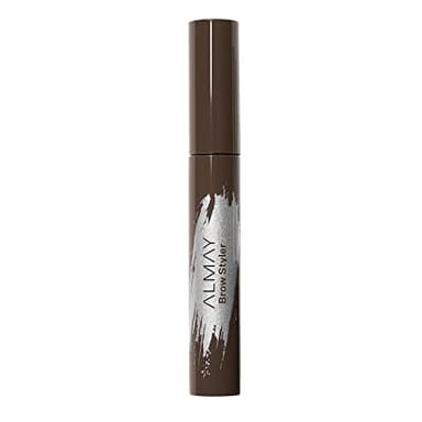 Almay Eyebrow Gel with Marula Oil, Flake-Free & Lightweight Brows, Hypoallergenic, Medium Brown, 1 Count