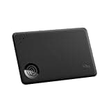 Tile by Life360 Slim (2024) - Wallet Finder, Bluetooth Tracker and Item Locator for Luggage Tags, Passports and More. Both iOS and Android Compatible. Phone Finder. 1-Pack (Black)