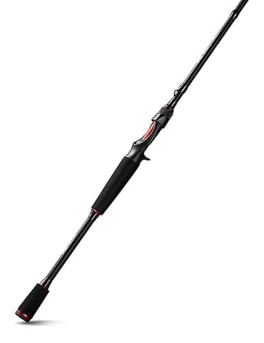 Piscifun Torrent Baitcaster Rod, Portable 2 Piece Casting Rod, Durable Lightweight Sensitive Baitcasting Fishing Rod (7'3" MH-F)