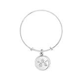 invisawear Smart Jewelry - Personal Safety Device - Silver Expandable Bracelet