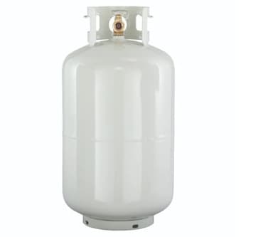 Propane Tank 30 lbs, Extra Safety Collar for BBQs, Camping & Outdoor Activities Home heating system, Fireplaces, Griddles, RVs