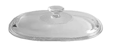 CorningWare DC1.5C 1-1.75L Fluted Oval Glass Lid