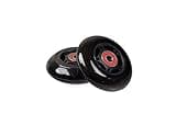 AlveyTech 76 mm Wheels for the Razor FlashRider 360 and RipRider 360 (Set of 2) - Durable Black Wheel with Black Hub with ABEC Bearings, Replacement Drift Kart and Scooter Wheel Parts, DIY Install