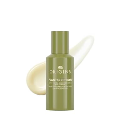 Origins Plantscription Anti-Aging Serum with Retinoid | Visibly Reduces Stubborn Wrinkles | With Retinoid & Peptide | Gentle Enough for First Time Retinoid Users, 1.6 Fl Oz