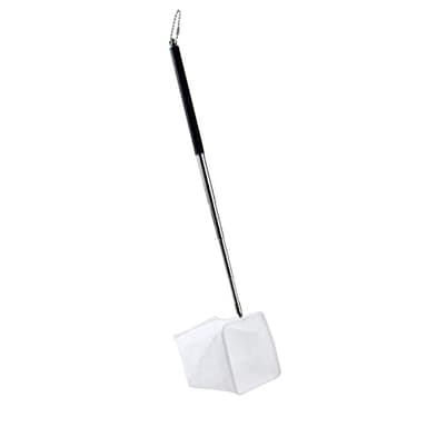 AQUANEAT Small Fish Tank Shrimp Net, Aquarium Debris Cleaning Tools, with Extendable Handle,3” Square