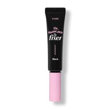 ETUDE Dr. Mascara Fixer, Korean Mascara Fixer, Long-Lasting Wax Formula, All-Day Curl Hold, Smudge-Proof, Korean Makeup, Beauty, Vegan Certified, Black (0.203 Fl Oz)