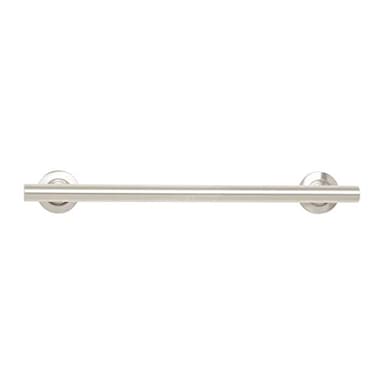 Seachrome 18-inch Coronado Designer Straight Bathroom Shower Grab Bar, Satin Stainless Steel, Brushed Nickel