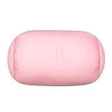 Focustree Squish Bean Bed Microbead Pillow Bolster Tube Body Pillow Smooth Cool Touch Fabric Neck & Back Support Throw Travel Pillow Fun Colors (Light Pink)
