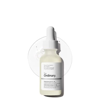 The Ordinary Hyaluronic Acid 2% + B5 (with Ceramides), Multi-Depth Hydration Serum for Plumper, Smoother Skin, 1 Fl Oz