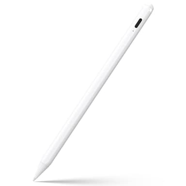 Stylus Pen for iPad 6th-11th Generation-2X Fast Charge Active Pencil Compatible with 2018-2025 Apple iPad Pro 11"/12.9"/M4, iPad Air 3/4/5/M2/M3,iPad mini 5/6 Gen-White