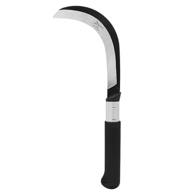 Zenport K310 Brush Clearing Sickle with 9-Inch Carbon Steel Blade and 9-Inch Aluminum Handle - Gardening/Landscaping Hand Sickle with Grip