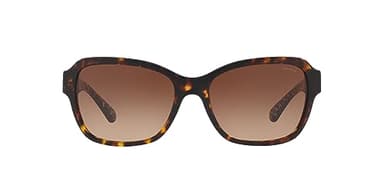 Coach Sunglasses HC 8232 550713 L1010 Dark Tortoise Brown Grad
