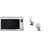 Panasonic 1.4 cu.ft Smart Inverter Countertop Microwave Oven 1200Watt, Alexa Compatible, Genius Sensor, Stainless Steel, 6.35 lbs Max Weight, 7 Power Levels, Auto Cook, Defrost, Reheat