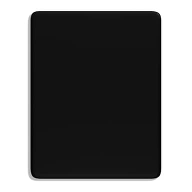 Auhoahsil Mouse Pad, Thick Computer Mousepad with Anti-Slip Silicone Base, Soft Memory Foam Filling, Easy Gliding Surface, Cute Mouse Mat for Gaming, Work, Men, Women, 7.1 x 8.7 x 0.2 in, Black