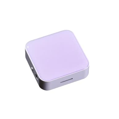 GizmoGlee MP3 Player: Portable, Screen-Free, with Wired Headphones & Speaker Play. with 4GB Memory Card (Stores 500+ Songs), HD Resin Panel, Ideal Student Gift. (Lavender Purple)