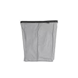 Brabantia - Bo Laundry Hamper Bag 2 x 12 Gal - Replacement Bag for Bo Laundry Hamper - Dual Compartments for Easy Sorting - Portable & Hygienic - Cotton Bag with Velcro Closing - Gray