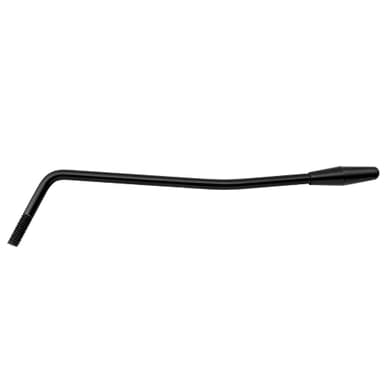 Musiclily Basic Steel 6mm Threaded-In Tremolo Arm Whammy Bar M6 Trem Arm for Strat Style Electric Guitar,Black with Black Tip