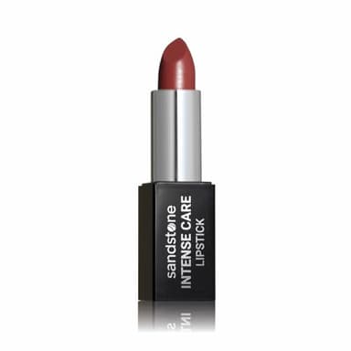 Sandstone Scandinavia Intense Care Lipstick – Hydrating & Long-Lasting – Hypoallergenic, Fragrance-Free & Vegan – For Sensitive Lips – Burgundy Red