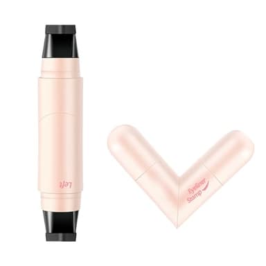 SIVSEA Eyeliner Stamp Upgraded Foldable Eyeliner Stamp for Perfect Wings, Waterproof Eyeliners Tool, Smudge Proof Eyeliners Pen for Beginners, Black