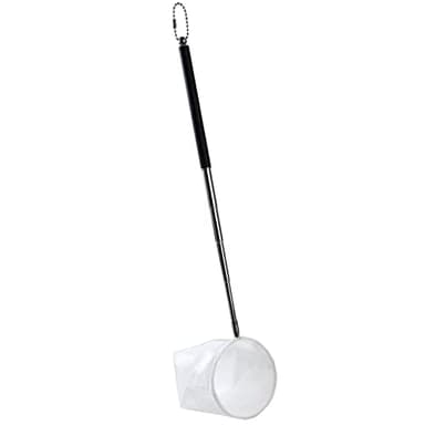 AQUANEAT Small Fish Tank Shrimp Net, Aquarium Debris Cleaning Tools, with Extendable Handle, 3” Circular