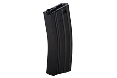 Lancer Tactical Full Metal Steel M4/M16 300 Round High Capacity AEG Airsoft Magazine Clip (Black/Pack of 1)