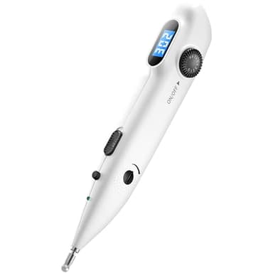 Electronic Acupuncture Meridian Pen - Electric Energy Acupoints Finder Stimulator Device with Adjustable Intensity - Rechargeable Digital Muscle Acupressure Point Massage Therapy Tool