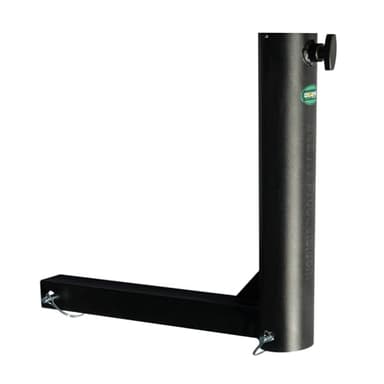 EEZ RV Products Hitch Mount Starlink Pole and Flagpole Holder - for Standard 2 Inch Hitch Receiver Hold up to 2.5 inch Pole Diameter