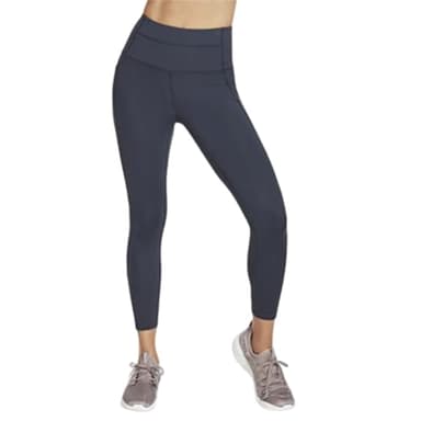 Skechers Women's Go Walk High Waisted 7/8 Legging Leggings, Navy, Medium