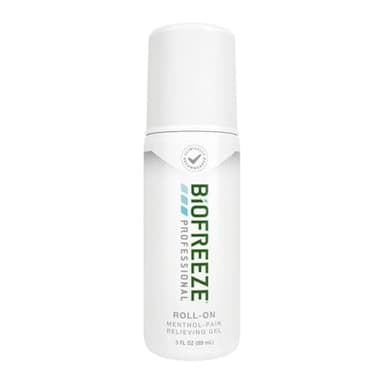 Biofreeze Professional Pain Relief Roll On, Knee & Lower Back Pain Relief, Arthritis Pain Reliever, Neck Pain Relief, Cooling Joint Pain Relief, Roll-On Menthol Gel 3 Fl Oz