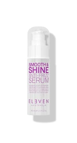 ELEVEN AUSTRALIA Smooth & Shine Anti-Frizz Serum - Anti Frizz Hair Care Products for Men and Women, Tames Frizzy Hair, Adds Shine, Lightweight Smoothing Formula - 2 fl oz