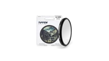 Tiffen 62CP Slim 62mm Circular Polarizer Filter for Camera Lens, Glare Control, Contrast Increase, Color Enhancing